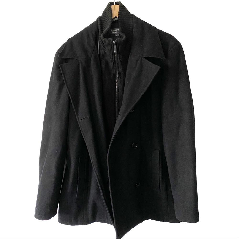 Kenneth Cole Reaction Men's Wool Peacoat